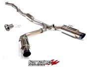Tanabe T90139 Concept G Blue Turboback Exhaust System 08-11 Mitsubishi Lancer EVO10