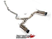 Tanabe T90140 Concept G Blue Turboback Exhaust System 08-09 Subaru Impreza WRX STI