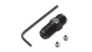 Vibrant 10289 -4AN to 1/8" NPT Oil Restrictor Fitting Kit w/ 2 S.S. Jets