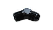 Vibrant 10297 -10 AN x 1/2" NPT 45 Degree Elbow Adapter Fitting