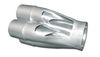 Vibrant 10313 4-1 Stainless Steel Merge Collectors - 2.125" Inlet ID, 4" Merge Outlet OD