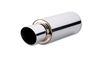 Vibrant 1056 TPV Universal Muffler w/ 4" Round Angle Cut Tip - 2.5" Inlet - 23" Long