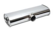 Vibrant 10633 Streetpower Oval Muffler 2.5" Side Inlet x Dual 2.25" Outlets