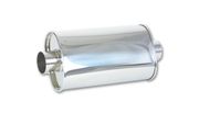 Vibrant 1103 Streetpower Oval Muffler 3" Inlet/Outlet - Center-Center