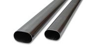 Vibrant 13184 4" Oval Nominal T304 Stainless Steel Straight Tubing - 5 Feet Long