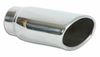 Vibrant 1406 4-1/2" Stainless Steel Oval Single Wall w/ Angle Cut Tip