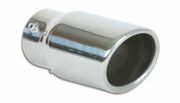 Vibrant 1504 3.25" x 2.75" Oval Stainless Steel Bolt-On Tip
