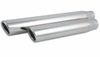 Vibrant 1578 3.5" Round Stainless Steel Tip w/ Slash Cut - 3" Inlet, 11" Long