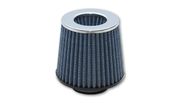 Vibrant 2160C Open Funnel Performance Air Filter - 3" Inlet I.D. - Chrome Cap
