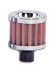 Vibrant 2164 Crankcase Breather Filter w/ Chrome Cap - 3/4" (19mm) Inlet I.D.