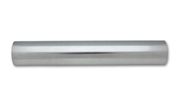 Vibrant 2174 2.5" O.D. Aluminum Straight Tubing - 18" Long - Polished