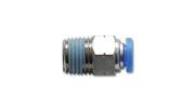 Vibrant 2664 6mm Male Straight One-Touch Fitting - 1/4" NPT Thread