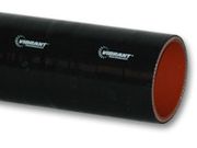 Vibrant 27131 4 Ply Silicone Sleeve - 2.75" I.D. x 12" Long - Black