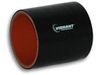 Vibrant 2726 4 Ply Silicone Sleeve - 1.25" I.D. x 3" Long - Black