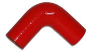 Vibrant 2740R 4 Ply 90 Degree Elbow Connector - 2" I.D. x 7.5" Leg Length - Red