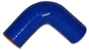 Vibrant 2741B 4 Ply 90 Degree Elbow Connector - 2.25" I.D. x 8" Leg Length - Blue