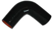 Vibrant 2746 4 Ply 90 Degree Elbow Connector - 4" I.D. x 8" Leg Length - Black