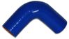 Vibrant 2746B 4 Ply 90 Degree Elbow Connector - 4" I.D. x 8" Leg Length - Blue