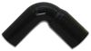 Vibrant 2783 4 Ply Silicone 90 Degree Transition Elbow - 2.75" ID x 3" ID x 8" Leg Length - Black