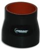 Vibrant 2839 4 Ply Reducer Coupling - 3.25" x 4" x 3" Long - Black