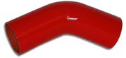 Vibrant 2854R 4 Ply 45 Degree Elbow - 1.75" I.D. x 6" Leg Length - Red