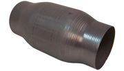 Vibrant 7100 Round Metal Core Catalytic Converter - 2.25" Inlet/Outlet