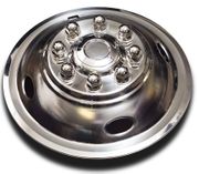 FRONT PAIR FORD E350-E450 SNAP ONS 16"