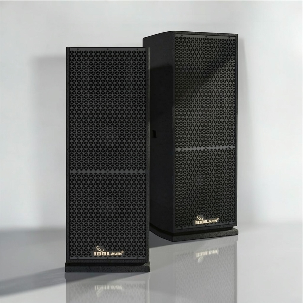 IDOLmain IPS-Deluxe6 Floor Speaker Studio-Level Karaoke Experience with Dual 12" Woofers, 1.75" Compression Driver, and 6000W Power (Pair) <font color=" orange"><b>New </b></font>