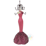 15"H Hot Pink Jewelry Holder Stand DA681L