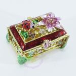 Bejeweled Crystal Trinket box JB067