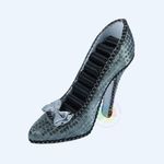 Gray Sequin Shoe Ring Holder  HW198