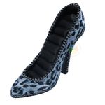 Leopard Shoe Ring Holder Black HW173 