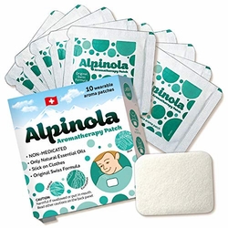 Alpinola, Aromatherapy Patches with Essential Oils, 10 ct