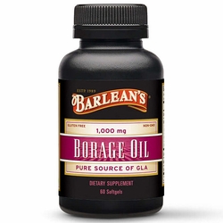 Barlean's Organic Oils, Borage Oil, 60 Softgels Barlean's Organic Oils, Borage Oil, 60 Softgels