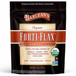 Barlean's Organic Oils, Forti-Flax, Organic Ground Flaxseed Pouch, 14 oz
