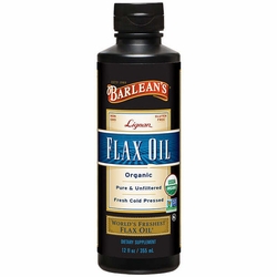 Barlean's Organic Oils, Lignan Flax Oil Liquid, Organic, 12 oz