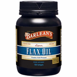 Barlean's Organic Oils, Lignan Flax Oil Soft Gels, 100 Softgels