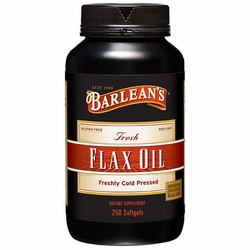 Barlean's Organic Oils, Pure Flax Oil, 250 Softgels