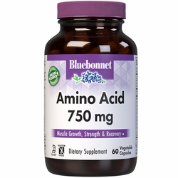 Bluebonnet Nutrition, Amino Acid Capsules 750 mg, 60 Vcaps Bluebonnet Nutrition, Amino Acid Capsules 750 mg, 60 Vcaps