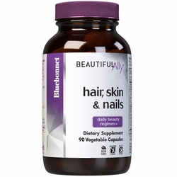 Bluebonnet Nutrition, Beautiful Ally Hair, Skin & Nails, Value Size, 90 Vegetable Capsules Bluebonnet Nutrition, Beautiful Ally Hair, Skin & Nails, Value Size, 90 Vegetable Capsules