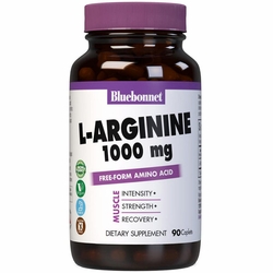 Bluebonnet Nutrition, L-Arginine 1000 mg, 90 Caplets Bluebonnet Nutrition, L-Arginine 1000 mg, 90 Caplets