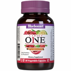 Bluebonnet Nutrition, Ladies' One Whole Food Based Multiple, 30 Vegetable Capsules Bluebonnet Nutrition, Ladies' One Whole Food Based Multiple, 30 Vegetable Capsules