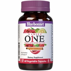Bluebonnet Nutrition, Ladies' One Whole Food Based Multiple, 60 Vegetable Capsules Bluebonnet Nutrition, Ladies' One Whole Food Based Multiple, 60 Vegetable Capsules