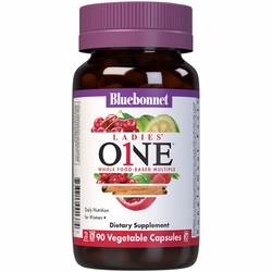 Bluebonnet Nutrition, Ladies' One Whole Food Based Multiple, Value Size, 90 Vegetable Capsules Bluebonnet Nutrition, Ladies' One Whole Food Based Multiple, Value Size, 90 Vegetable Capsules