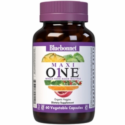 Bluebonnet Nutrition, Maxi One Whole Food-Based Multiple, With Iron, 60 Vegetable Capsules Bluebonnet Nutrition, Maxi One Whole Food-Based Multiple, With Iron, 60 Vegetable Capsules