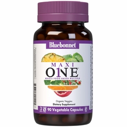 Bluebonnet Nutrition, Maxi One Whole Food-Based Multiple, With Iron, 90 Vegetable Capsules Bluebonnet Nutrition, Maxi One Whole Food-Based Multiple, With Iron, 90 Vegetable Capsules