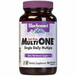 Bluebonnet Nutrition, Multi One Formula, Single Daily Multivitamin & Multimineral, Iron Free, 90 Vegetable Capsules Bluebonnet Nutrition, Multi One Formula, Single Daily Multivitamin & Multimineral, Iron Free, 90 Vegetable Capsules