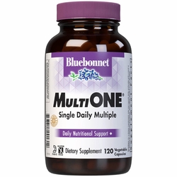 Bluebonnet Nutrition, Multi One Formula, Single Daily Multivitamin & Multimineral, With Iron, 120 Vegetable Capsules Bluebonnet Nutrition, Multi One Formula, Single Daily Multivitamin & Multimineral, With Iron, 120 Vegetable Capsules