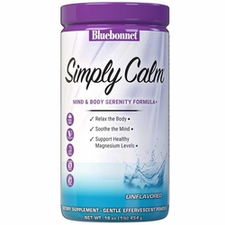 Bluebonnet Nutrition, Simply Calm Magnesium Powder, Unflavored, 1 lb Bluebonnet Nutrition, Simply Calm Magnesium Powder, Unflavored, 1 lb
