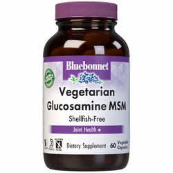 Bluebonnet Nutrition, Vegetarian Glucosamine Plus MSM, 60 Vcaps Bluebonnet Nutrition, Vegetarian Glucosamine Plus MSM, 60 Vcaps